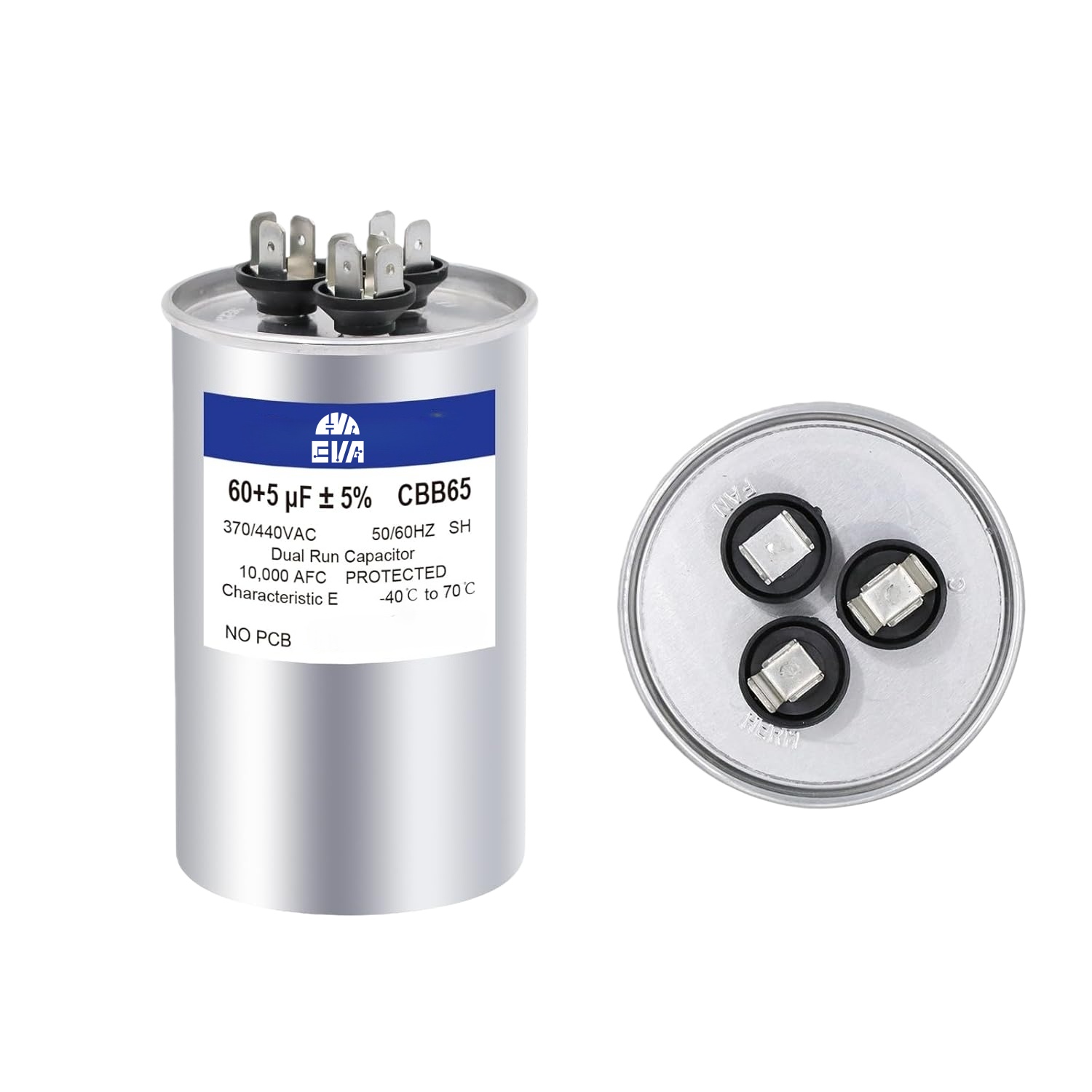 65/5 Mfd Dual Run Capacitor 440V