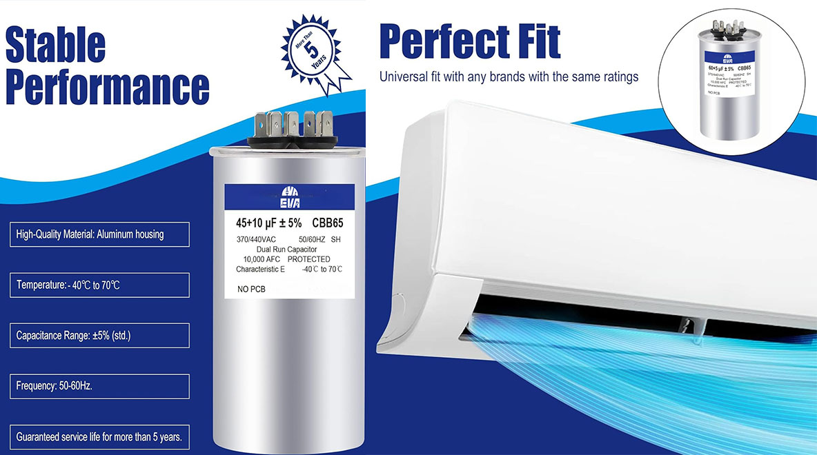 Liệu tụ điện CBB65 có phải là bí quyết cho hoạt động hiệu quả của quạt và động cơ công nghiệp?