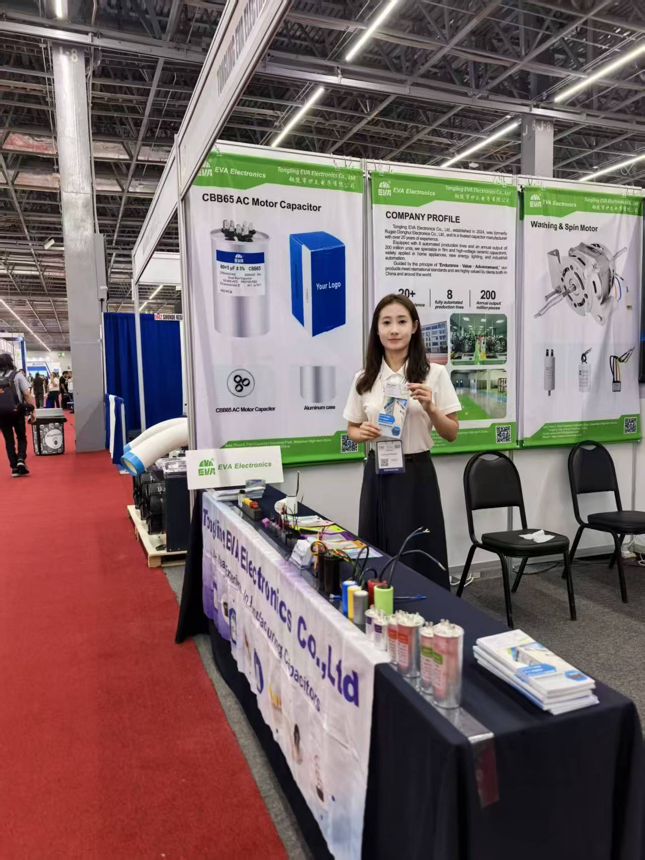 EVA Capacitors kết nối với ngành công nghiệp HVAC tại triển lãm AHR Expo Mexico 2026